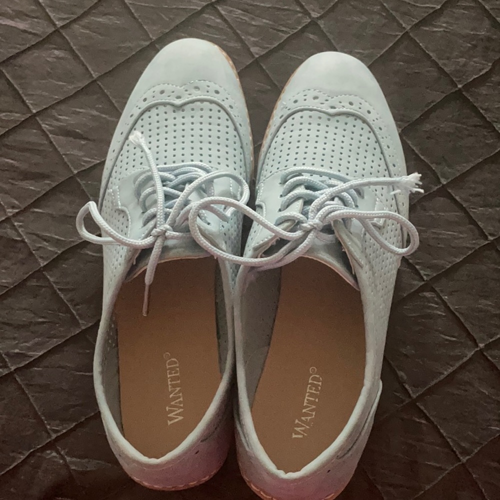 Wanted blue loafers